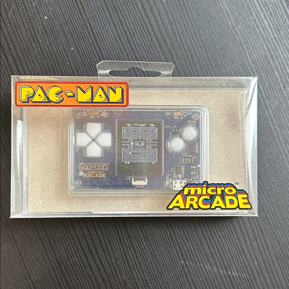Pac-Man Micro Arcade Handheld Console - Blue